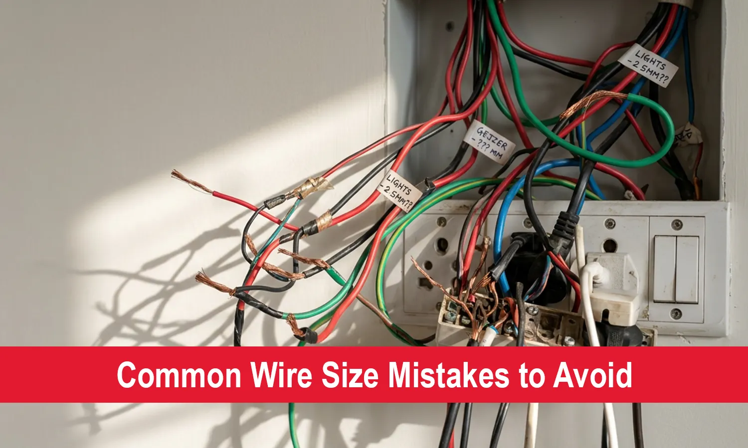 Common Wire Size Mistakes to Avoid