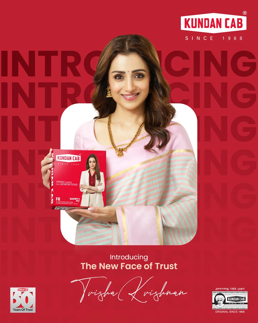 Trisha Krishnan Is the New Face of Kundan Cab