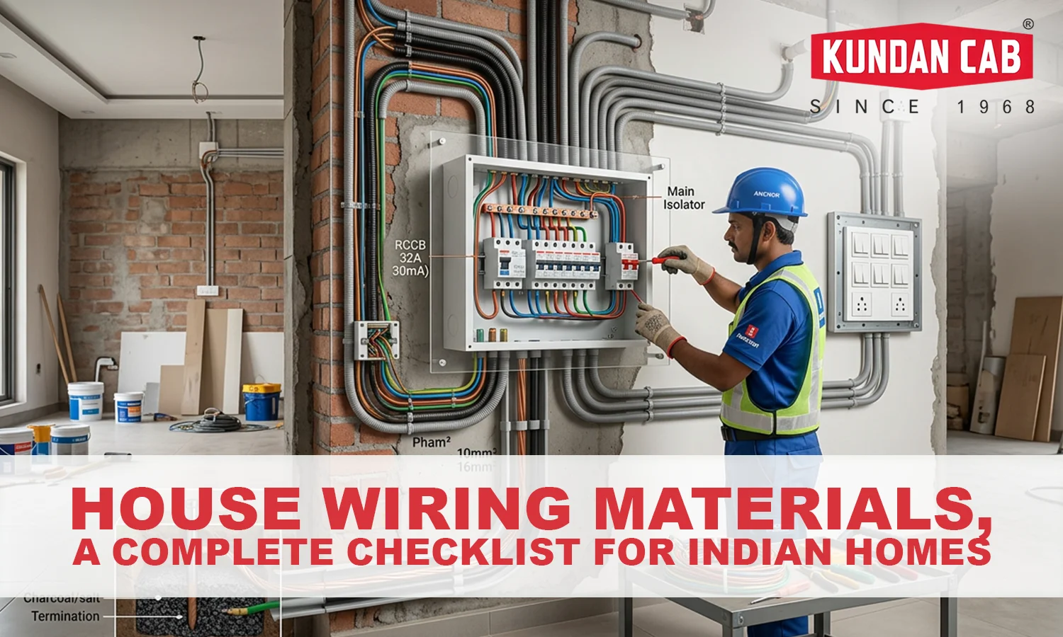 House Wiring Materials, A Complete Checklist for Indian Homes