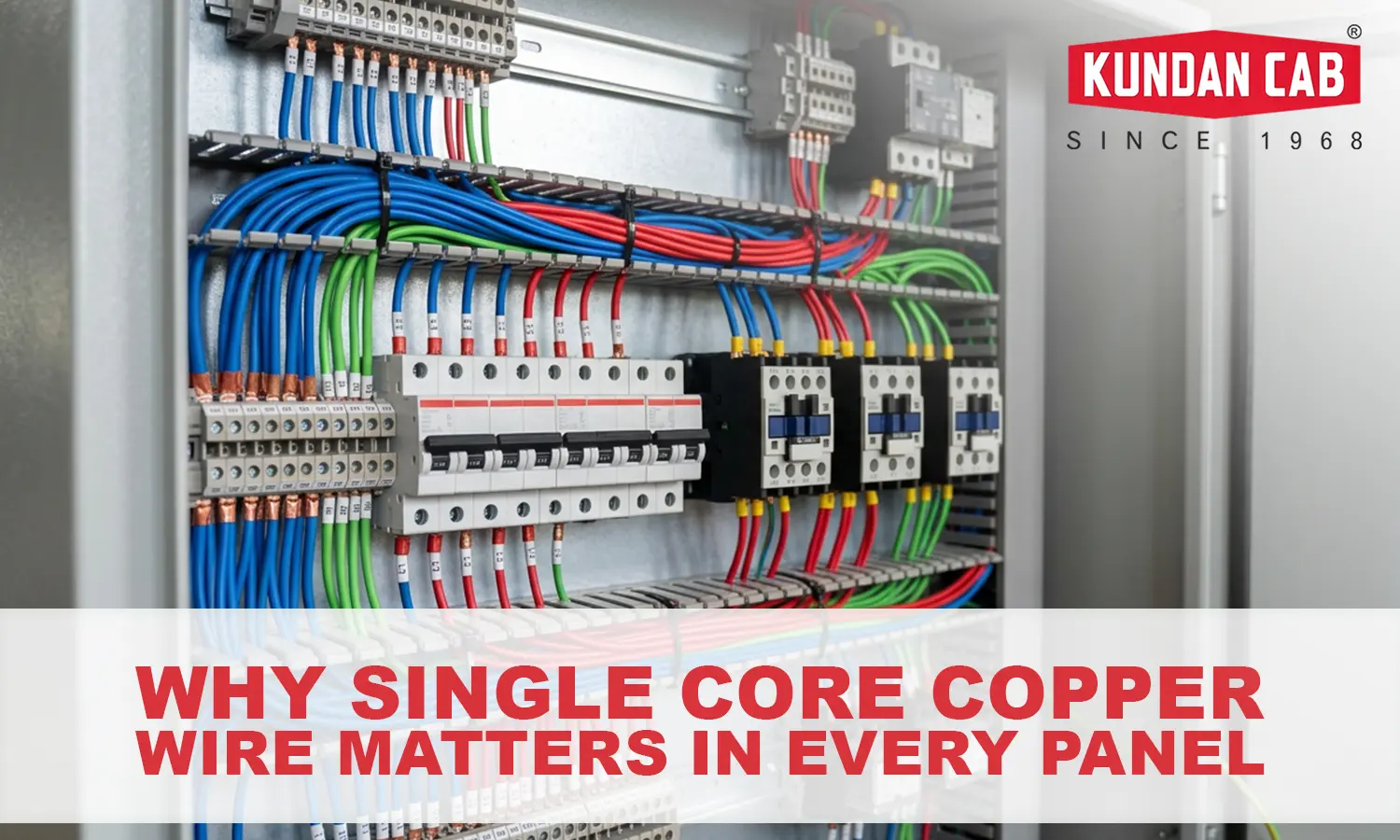 Why Single Core Copper Wire Matters in Every Panel