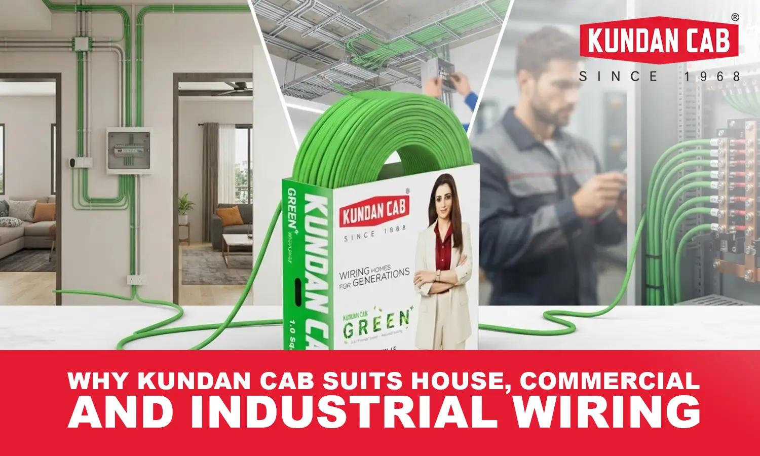 Why Kundan Cab Suits House, Commercial and Industrial Wiring