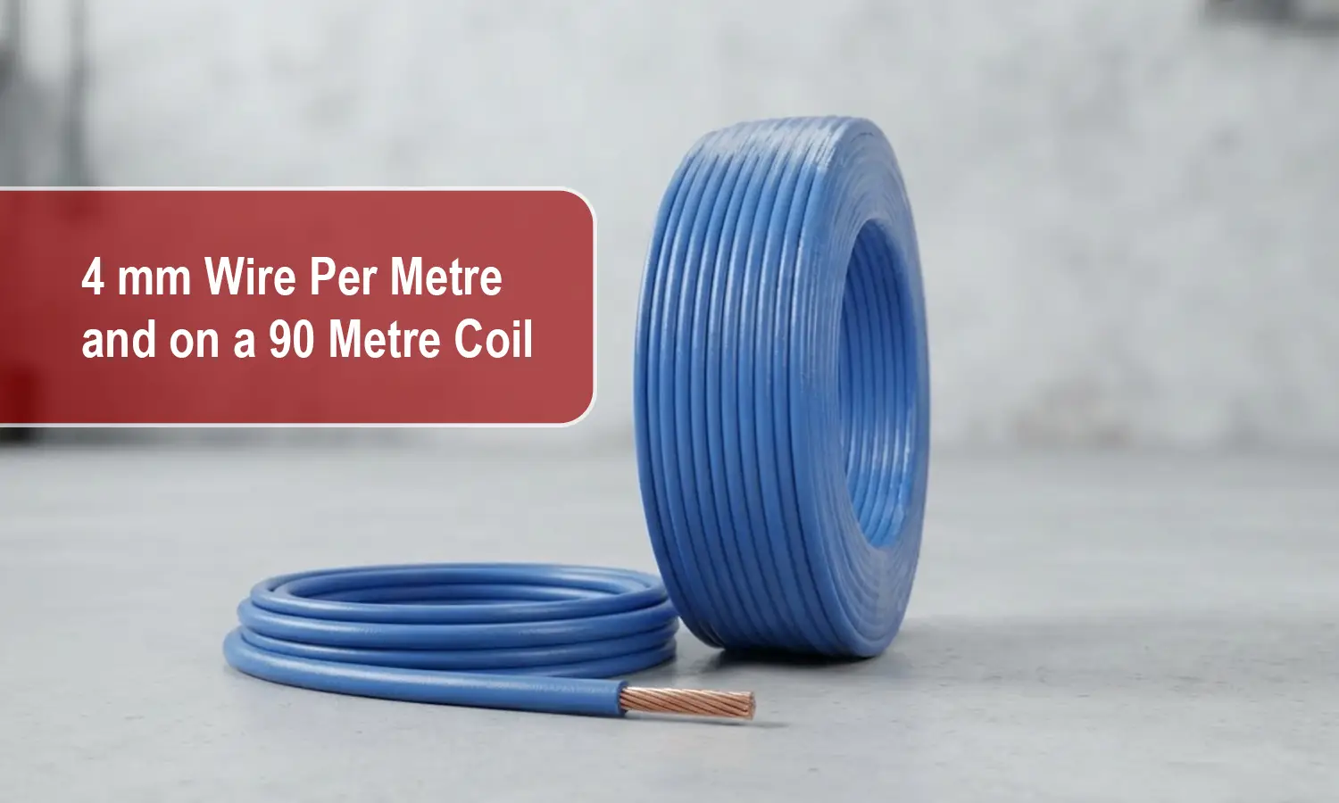 4 mm Wire Per Metre and on a 90 Metre Coil